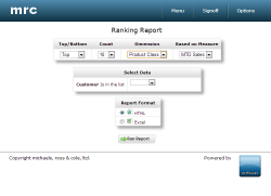 Ranking Report
