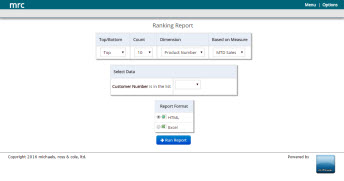 Ranking Report