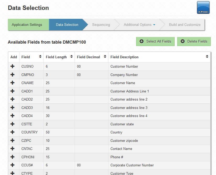 Field Selection Key – IUJLEO