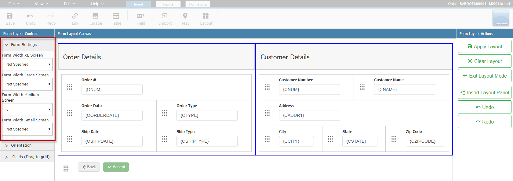 form-settings