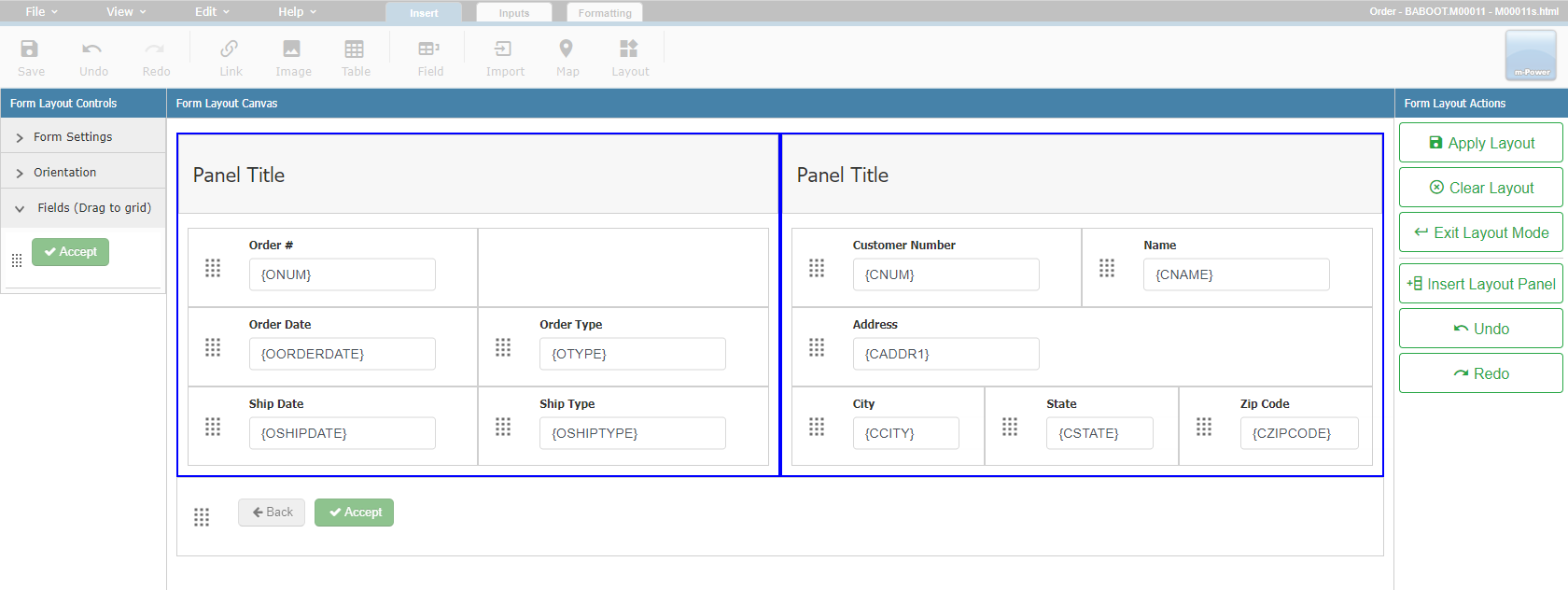 Panel Layout2