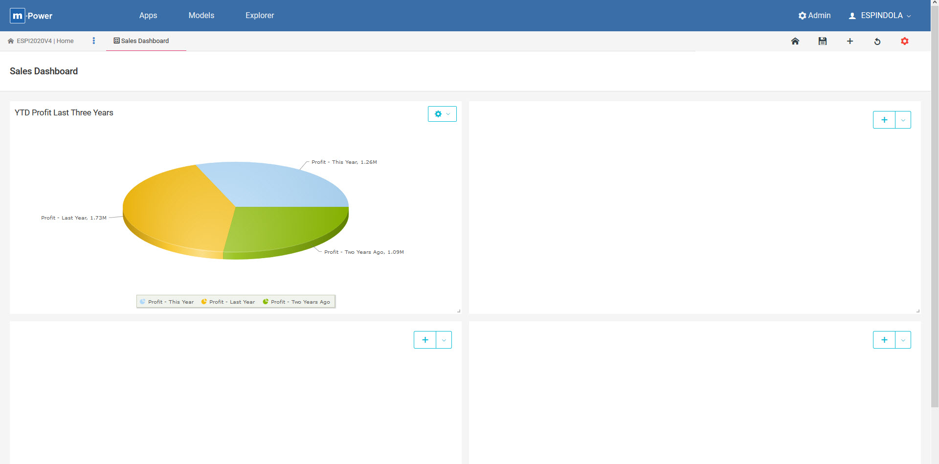 Click to enlarge image Application added successfully to dashboard