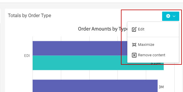 Click to enlarge image Editing a dashboard square