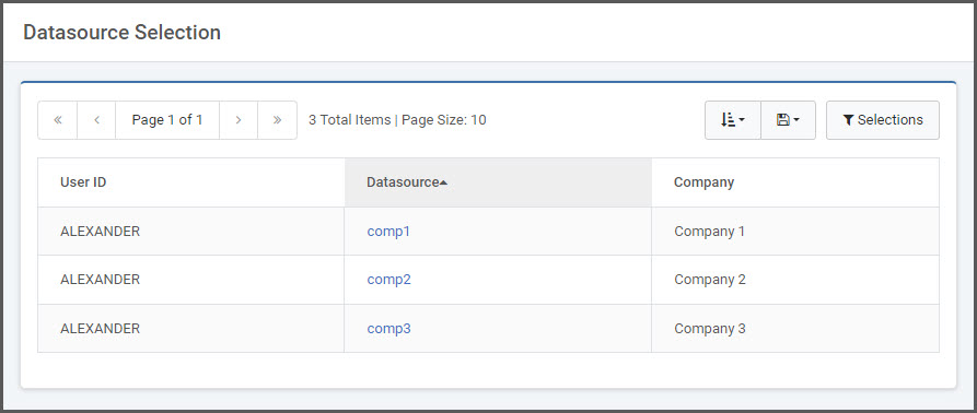 Variable Datasource