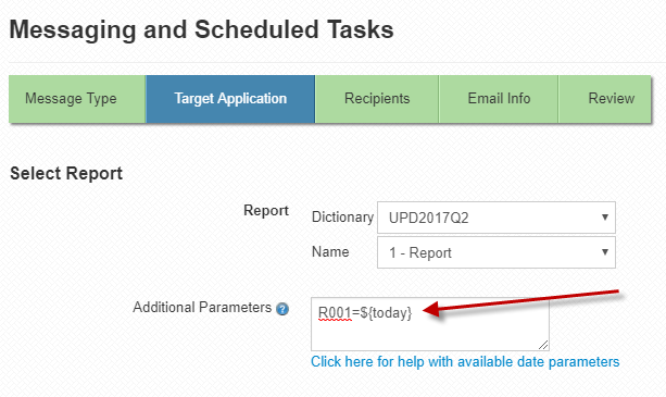 Date Parameters