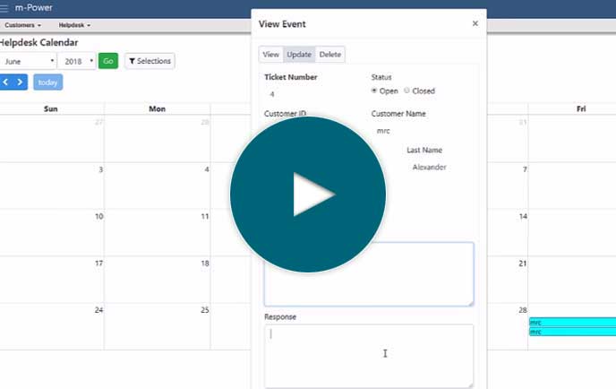 How to create a helpdesk portal with m-Power