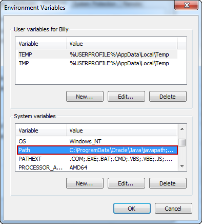 environmental variables