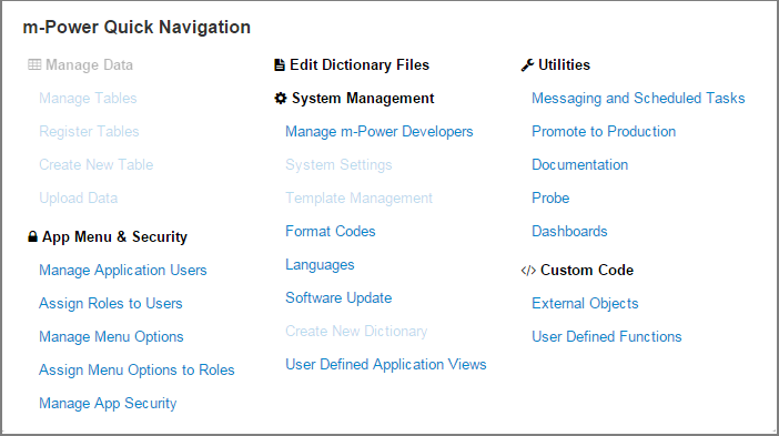 Privileged Navigation Window